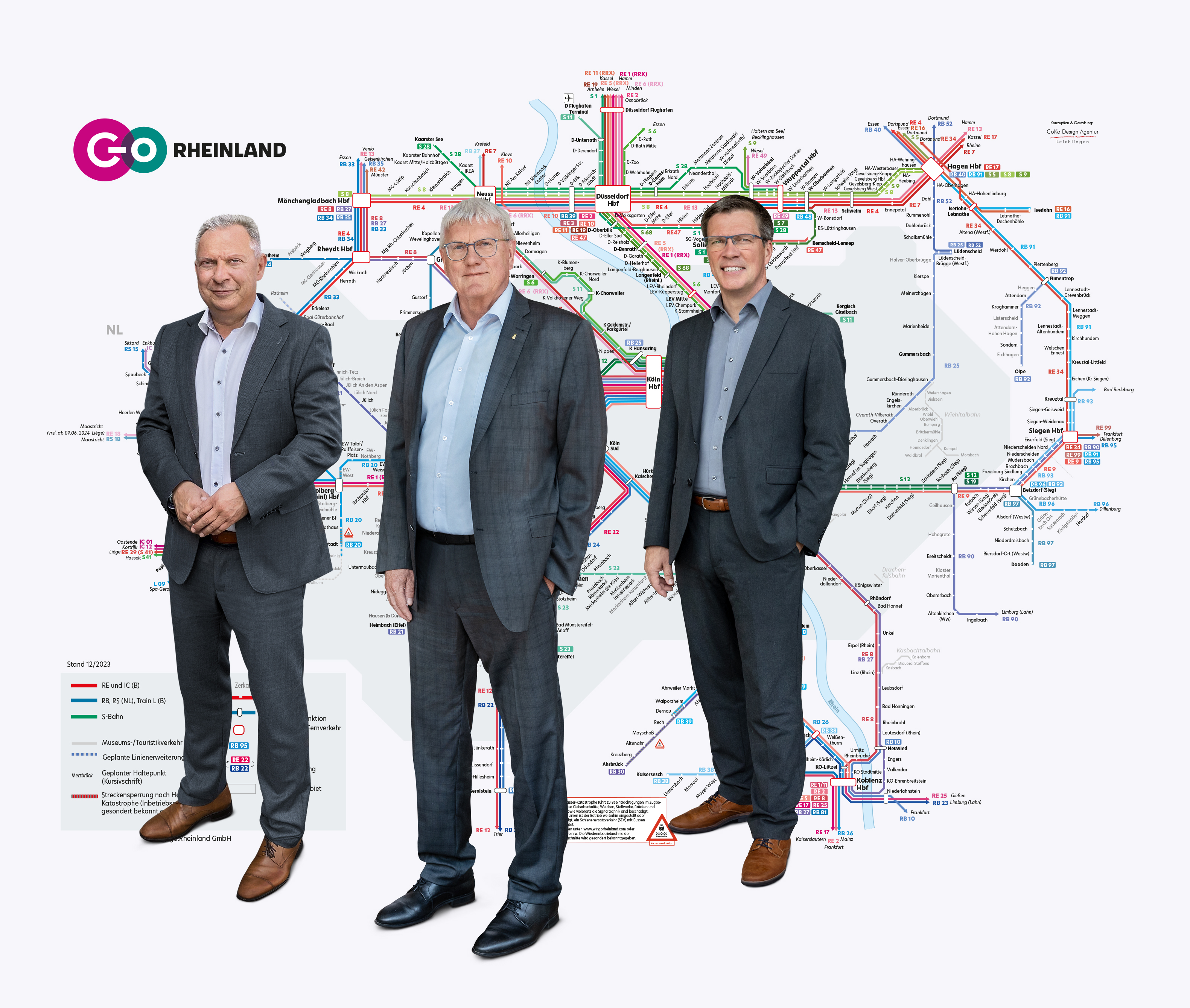 Stephan Pusch, Sebastian Schuster und Stephan Santelmann